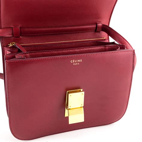 celine red handbags